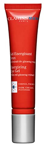 CLARINSMEN Energizing Eye Gel | Cooling, Roll-On Gel Energizes Tired-Looking Eyes | Targets Dark Circles and Puffiness | Locks In Moisture | Visibly Smoothes Eye Contours | Fragrance-No | 0.5 Ounces