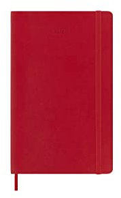 Moleskine Wochenplaner 2023, 12-Monats-Wochenkalender, Wochenplaner und Notizbuch, Softcover, Großformat 13 x 21 cm, Farbe Scharlachrot
