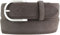 BELTINGER Damen-Gürtel aus Veloursleder 4 cm | Velour-Gürtel für Damen 40mm | Wildleder-Gürtel 4cm mit runder Gürtelschnalle | Dunkelbraun 90cm