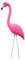 Sharplace 2X Dekofigur Flamingo Aus, Rosa