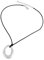 Jiqoe Halskette mit Anhänger, unregelmäßig geformt, CCB-Material, Party-Halsschmuck, Geschenk für Mädchen und Frauen, Lederband CCB