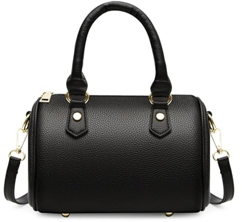 ksbhy Damen Handtasche, Umhängetasche, vielseitige High-End Handtasche, Trendige Umhängetasche(schwarz)