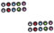 RORPOIR 2sets Switch Joy Cap Cat Paw Design Silicone Rocker Cap 10-piece Set Non-slip Surface for Grip and Gaming Comfort 10pcs*2