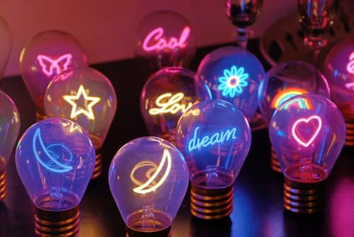Wiederaufladbare LED Lampe mit integriertem Akku – USB-Ladung, 360° Abstrahlwinkel, Echtglas-Körper – Dekolicht für Zuhause, Camping & Notfallbeleuchtung (Flamingo)