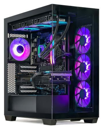 INFOMAX|PC Gamer Fixe Intel Core i9-12900KF • Windows 11 • GeForce RTX5070Ti 16Go • 32Go DDR4 • 2000Go M.2 SSD • Refroidissement Liquide • Unité Centrale Ordinateur de Bureau