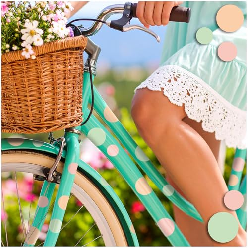 Finest Folia Fahrradaufkleber Set für Fahrrad Kinderfahrräder Laufrad Aufkleber Lastenfahrrad Sticker für Kinder Mädchen Jungen Fahrraddekoration wetterfest wasserfest R231