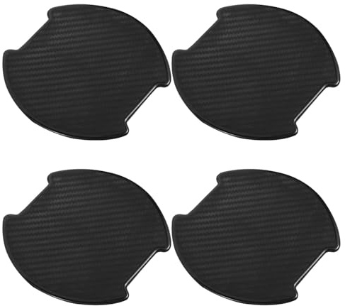 4pcs Car Door Handle Scratch Protector, 10x10cm/3.94x3.94in Anti-Scratch Door Cover Bowl Sticker Universal Paint Protection Guard Film for Most Vehicles Accessories