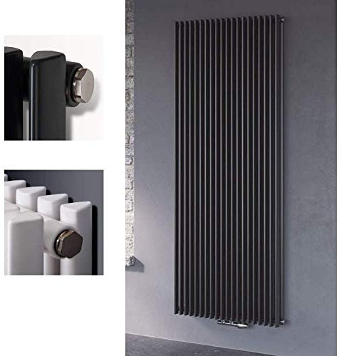 Corpotherma Röhrenradiator Aurora vertikal anthrazit 1800 x 600 x 62 mm
