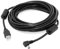 Cablecc Mini USB tipo B 5 pines macho ángulo izquierdo 90 grados a USB 2.0 macho 5 metros con núcleo de ferrita EMI