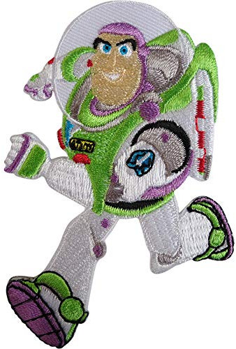 ELLU Disney Toy Story Buzz Lightyear Patch Embroidered Badge Iron Sew On Clothes Bag