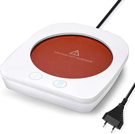 Calentador de café y calienta Tazas con 3 configuraciones de Temperatura (White)