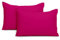 Imperial Rooms Pillow Cases 2 Pack Brushed Microfibre Pillow Covers (Pink, Pillow Cases 2 Pack)