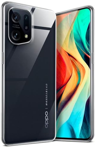 moex für Oppo Find X5 Hülle Durchsichtig, Silikon Handyhülle Transparent, Clear Case Ultra Slim, Backcover Schutzhülle Dünn, Silikonhülle Minimalistisch, Aero Case, Klar