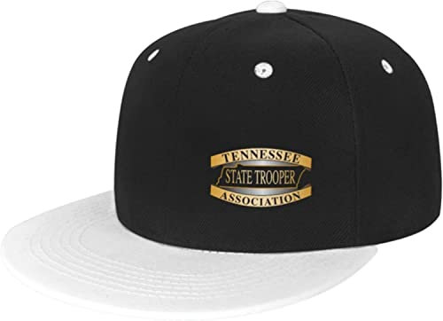 Tennessee State Troopers Association Baseball Cap Classic Snapback Hat Cap Hip Hop Style Flat Bill Adjustable, Fotofarbe, One size