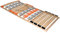 Coemo 7-Zonen-Federholzleisten-Tellerlattenrost KombiFlex 100 x 200 cm hochflexible Teller für optimale Körperanpassung am Bett, Lattenrahmen Made in EU - Lattenrost starr