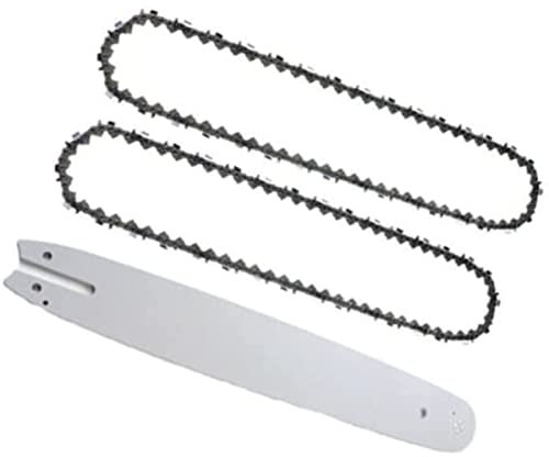 Lot de 2 Barres de Guidage et Chaînes Tronçonneuse, Accessoires pour Tronçonneuses de 45,7 cm, 0,063 .325 68DL compatibles avec Sti-hl MS 211 210 250 251 230