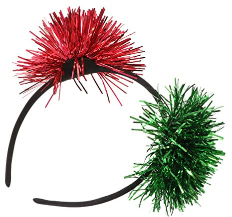Ipetboom -tête De Noël Pour Bébé Guirlandes Pompon Petit -tête À Pompon Décoration De Accessoire De Fête Pour Garçons Et Filles