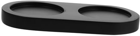 COLLBATH Mahlwerk-Tablett Basis der Pfeffermühle Pfeffermühlenhalter Holztablett Schleifer Salzmühlenhalter Soßenflaschenbasis Haushalt Untersetzer Würze Tablettgestell
