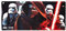 Star Wars First Order Gaming Mousepad, Computer Mouse Mat, Flat Stitched Edge, Non-Slip Rubber Base, Gamers & Office Use