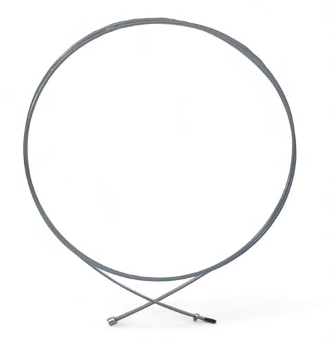 CATGRIPS Premium Fitness Skipping Rope Replacement for Jump Rope, Coated Steel Cross Training Skipping Rope, 2.4 mm Cable, Jumping Rope, Tangle-Free (Light Grey)