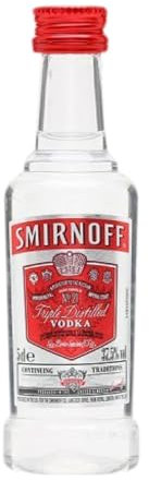 Vodka Caja de 12 unidades Smirnoff Pet Botellín Miniatura 5 cl