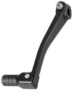 Partuto Universal Aluminum Alloy Motorcycle Folding Gear Shift Lever Black