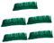 GALPADA 5st Helm Perücke Helm-irokesen-Aufkleber Helm-perücke-Dekoration Helm-Spike-Streifen Helmperücke Aufkleben Partyurlaub Perücke Kostüm Cosplay-Mann Clown Green Hochtemperaturdraht