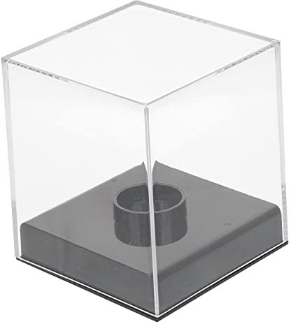 GAROZATION Baseball Vitrine Acryl Baseball Halter Baseballfans Transparente Displaybox 10x10x11cm Für Sammler