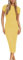 LACOZY Summer Short Sleeve Dresses Women Bodycon Midi Dresses Black Sexy Slim Fit Party Mini Dresses 2025 Fashion Clothing Yellow