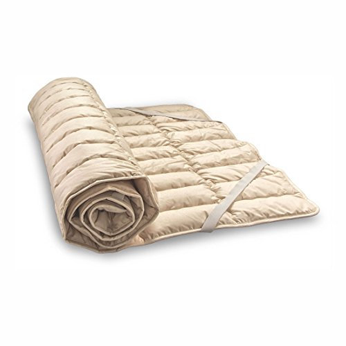 Baumberger Bale-Unterbett aus Bio-Baumwolle und Bio-Leinen 160x200 cm, Matratzenauflage, Matratzenschoner
