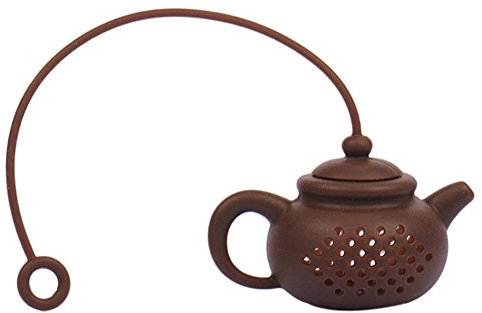 FEIDA Infuseur à thé en forme de théière en silicone avec filtre à feuilles - Café