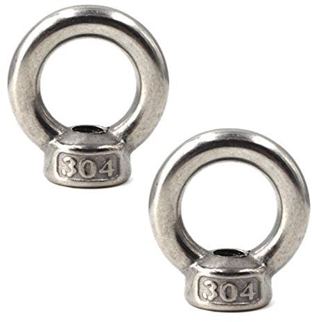 M16 ösenmutter 304 edelstahl Ringmutter (Packung mit 2)