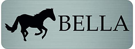 Maggie-mais Personalised Stable Door Sign, Horse/Pony Name Plate Plaque