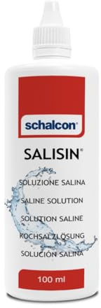 Salisin Schalcon - Risciacquo ed Idratazione delle Lenti a Contatto di ogni tipo. Soluzione Salina - Travel Pack 100 ml
