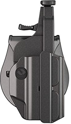 Orpaz T41 Adjustable and Modular Gun Holster Compatible with OWB Gun Holder with Light/Laser/Optics, Paddle Holster - Unisex - Will Secure Your Handgun with a Tactical Appearance