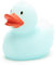 Duckshop Glow in The Dark Badeente - blau I Quietscheente I L: 7,5 cm
