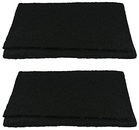 Virsus Filtri per cappa carboni attivi 2 pezzi aspirante universale, adatto a tutte le cappe da cucina, assorbe gli odori, antigrasso e vapore, misura 40x80cm