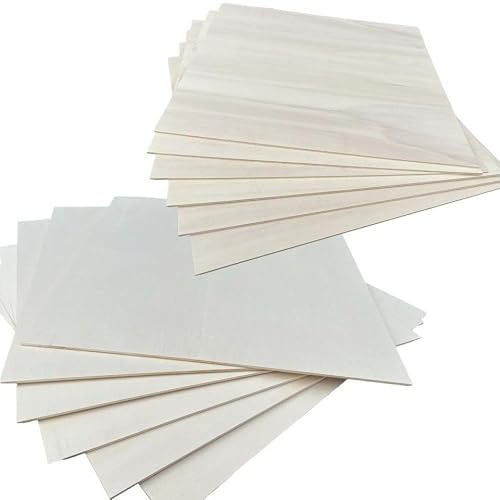 Sperrholz Birke Multiplex Sperrholzplatte Birkensperrholz Bastelholz plywood (8mm, 76 x 50 cm)