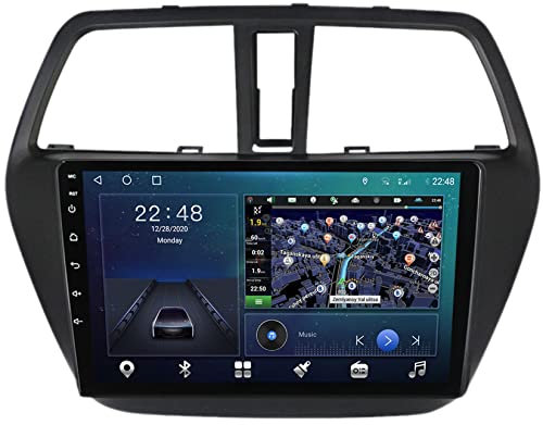 ERPENG Android 11 GPS-Navigation Auto Navigator Doppel Din 9 inch Car Radio Autonavigation Car Stere Für Suzuki SX4 2 S-Cross 2012-2016 Navigation Stereoradio Touchscreen-Multimedia-Player