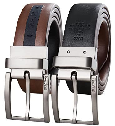 Kenneth Cole Wendegürtel für Herren, Braun / Schwarz