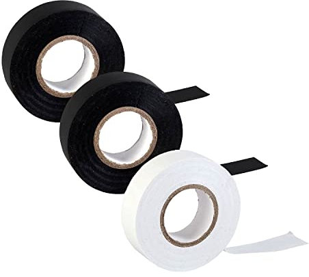 7H SEVENON Set 3 Cintas Aislantes 1 Blanca y 2 Negras 20m Ø7.2x1.9cm