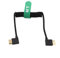 HangTon Cable HDMI 8K 4K120p para monitor ATOMOS Ninja V Sony A7Siii A7RV A7IV FX30 Canon C500 C300 Lumix S5II Cámara FEELWORLD Blackmagic ángulo derecho izquierdo tipo A HDMI 2.1 trenzado en espiral