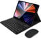 SOPPY Keyboard Case with Mouse for iPad Air 11-inch (M3 2025 / M2 2024) & Air 4th/5th Gen & iPad Pro 11 inch (1st/2nd/3rd/4th Gen), Detachable Keyboard Cover, with Built-in Pencil Slot, Black