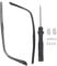 UKCOCO Glasses Replacement Arms, 12.5X0.6X0.3cm Eyeglasses Frame Temples Replacement Universal Alloy Glasses Arms Legs for Women Men 1 Pair