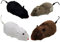 POPETPOP Katzen-Teaser-Spielzeug 4 Stück Plüsch-Uhrwerk- Stofftier Kauspielzeug Kleines Hundespielzeug Realistisches Katzen- Realistisches Ratten-Katzenspielzeug Mäuse