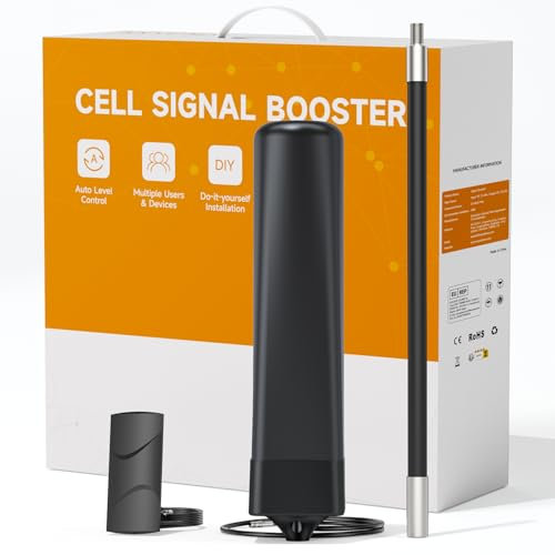 ANYCALL Amplificateur de Signal Cellulaire pour Voiture, SUV, Véhicule | Amplifie la 4G LTE, la 3G, la GSM sur Les Bandes 1, 3, 7, 8 et 20 | Amplificateur pour Orange, Bouygues, Free, SFR