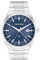 Calvin Klein Uhr mit DREI-Zeiger-Quarzwerk und Kalender für Herren Kollektion DISTINGUISH mit Silbernes Edelstahlarmband - 25200488