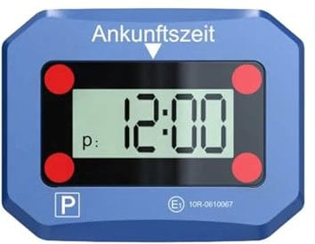 [ Test SEHR GUT, Note 1.1 *] VENTON Elektronische Digitale Parkscheibe mit Zulassung, Automatische elektrische Parkuhr, Auto Zubehör Innenraum, Auto Gadgets elektrisch, Autozubehör elektronisch