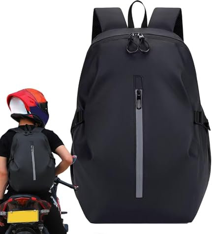 Motorrad -Helm -Rucksack - Motorrad -Rucksack Auf | Wasserdicht Helm Wasserdichtes Fahrrad Reise -Daypack -Pendel -Fahrrad - Täglich Gebrauch Sportsäcke Moto