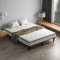 DEWINNER Ensemble Matelas et Sommier 140x190cm, Matelas en Mousse A Mémoire et Robuste Cadre de lit en Fer avec 9 Pieds, épaisseur 15cm, Haute résilience et Respirant, 7 Zones Parfaitement logé